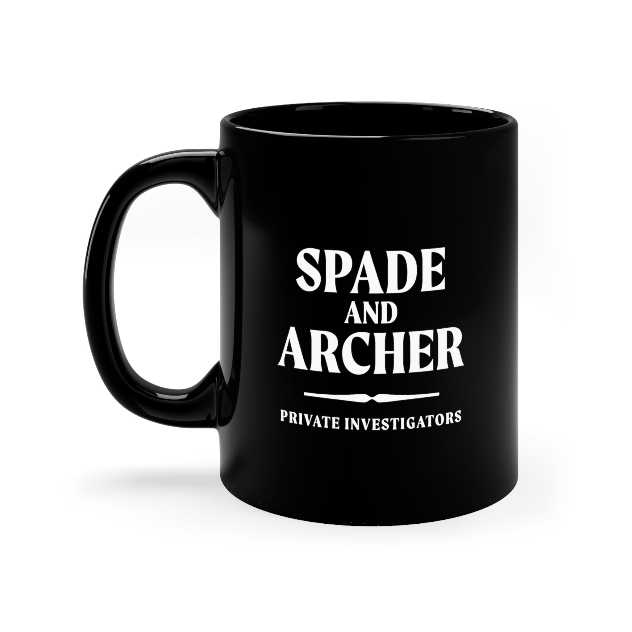 Spade And Archer Private Investigator 11oz Black Mug