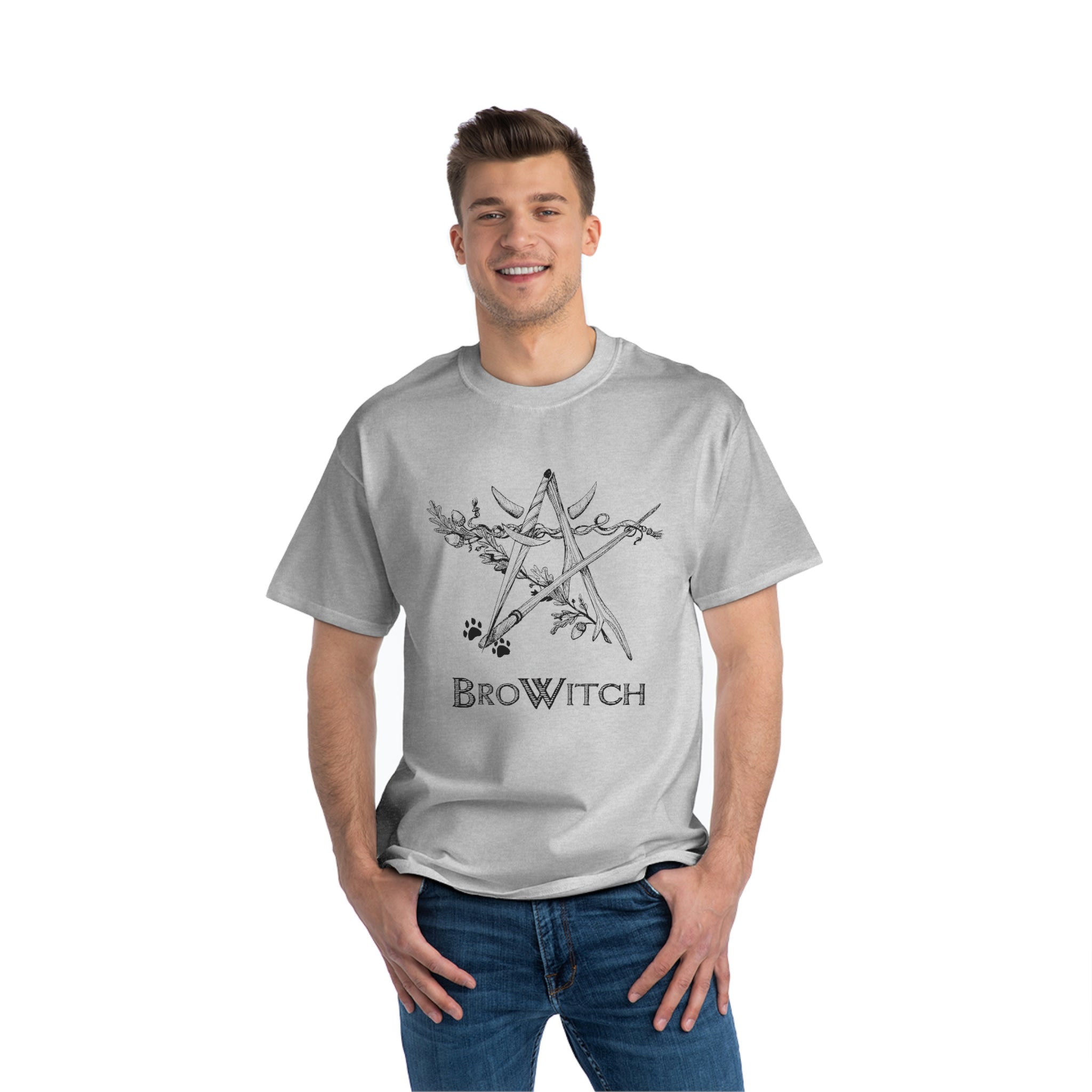 BroWitch Relaxed Fit Short-Sleeve T-Shirt