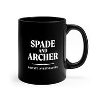 Spade And Archer Private Investigator 11oz Black Mug
