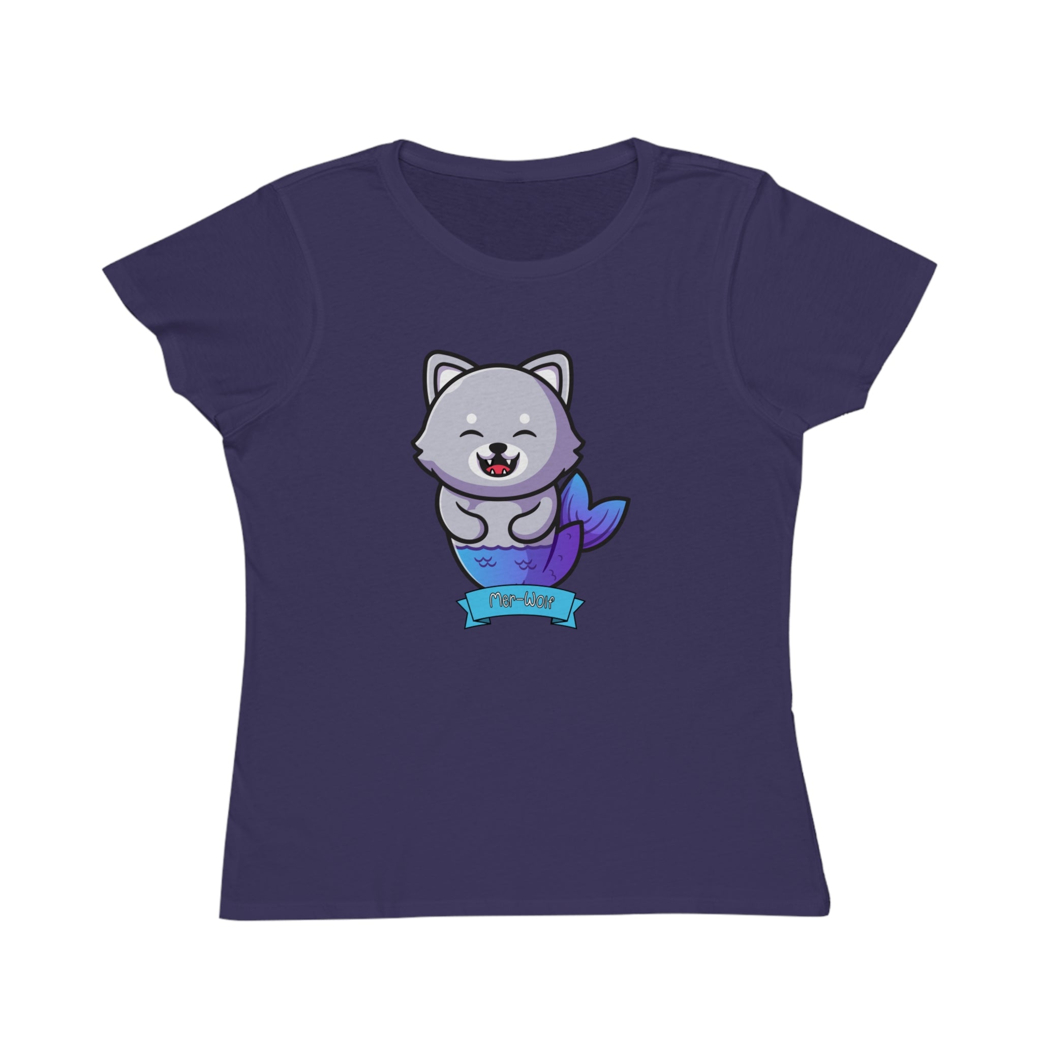 Spirit Cuties "Mer-Wolf" Organic Women's T-Shirt