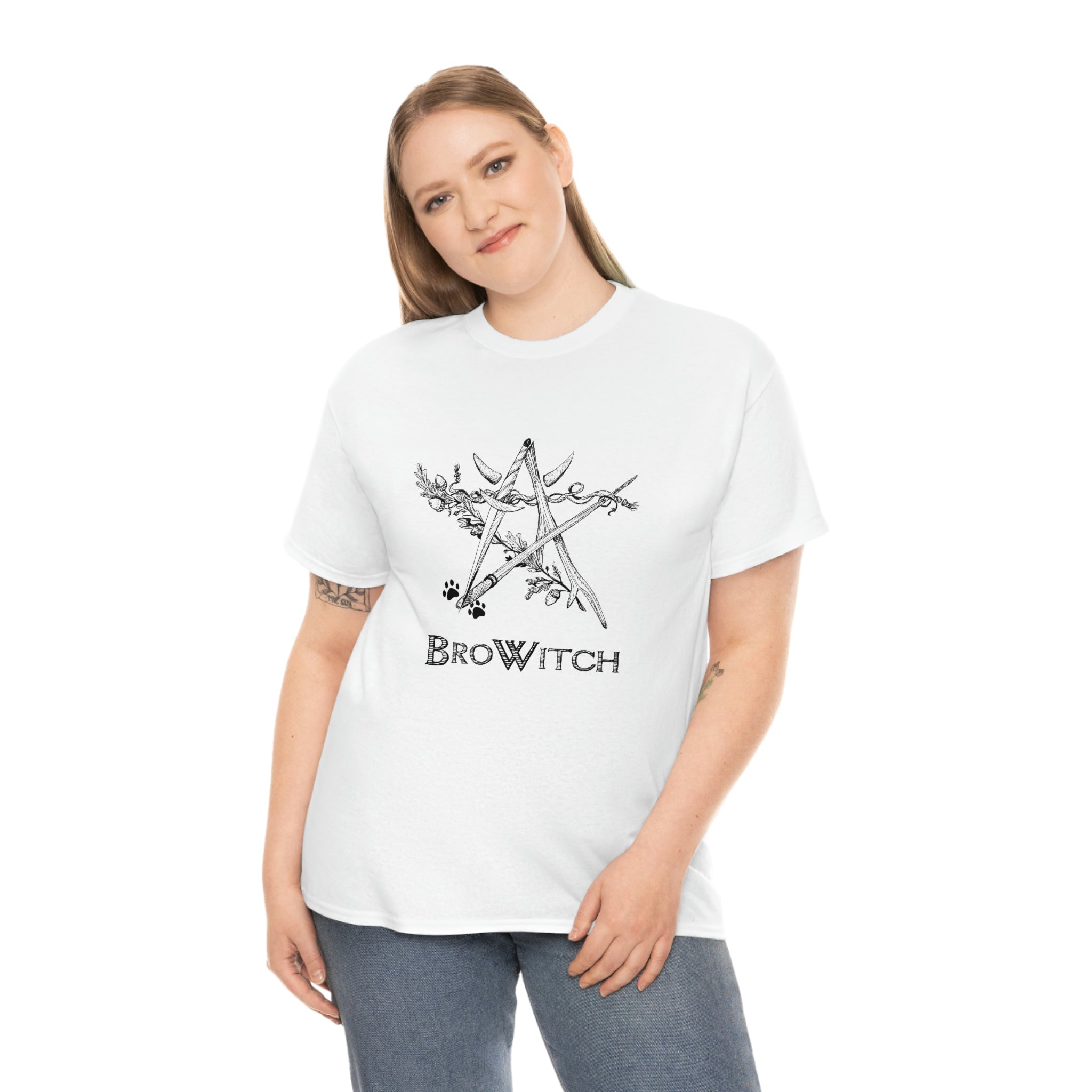 BroWitch Unisex Heavy Cotton Tee