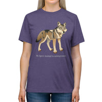 The Wolf Shirt Unisex Triblend Tee