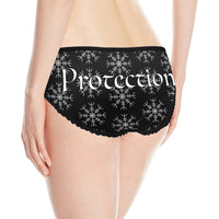 Patti's Power Panties Women's Full Coverage Briefs - "Protection" Women's All Over Print Classic Briefs (Model L13)