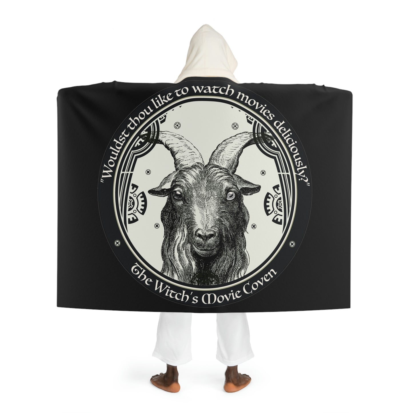 The Witch's Movie Coven Hooded Sherpa Fleece Blanket