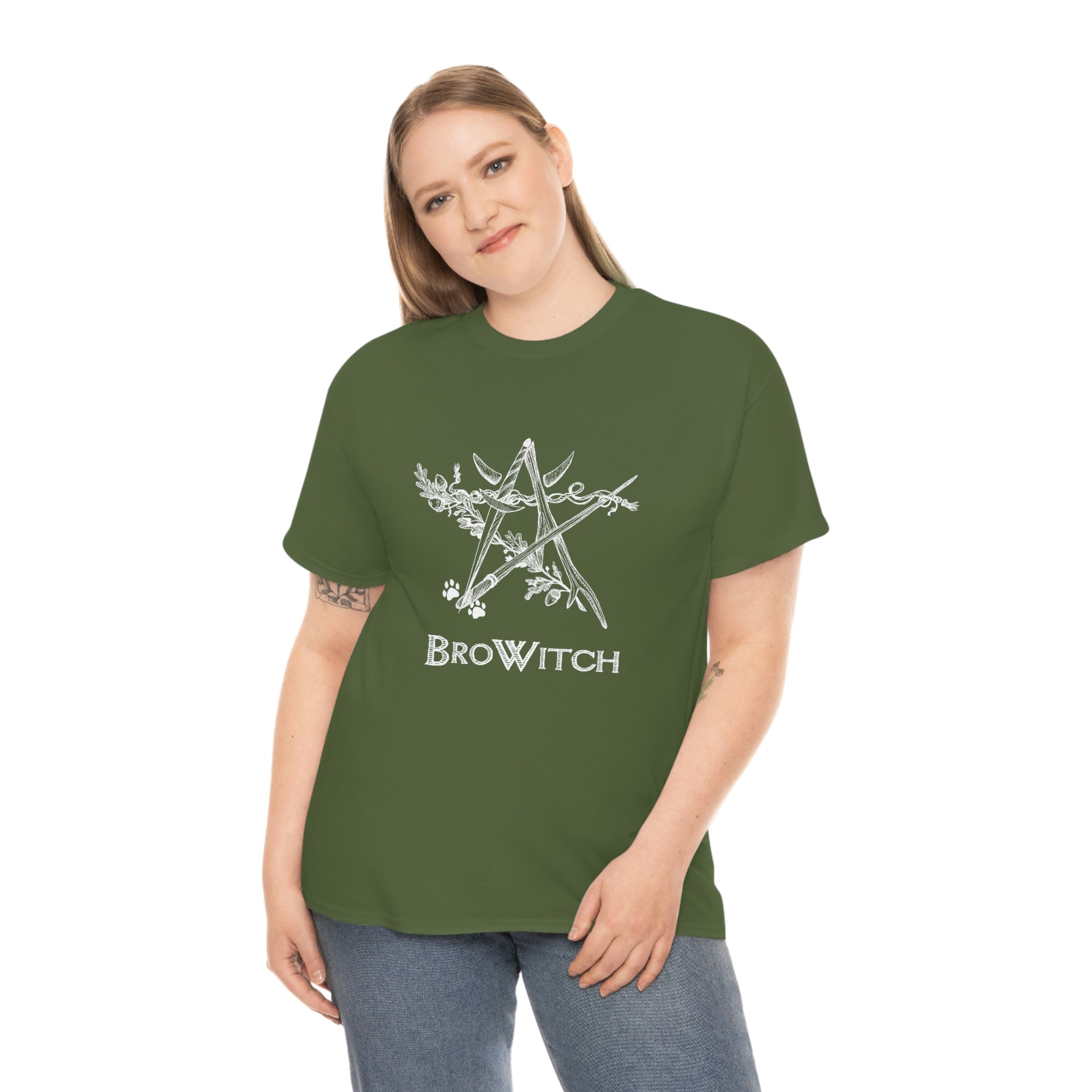 BroWitch Unisex Heavy Cotton Tee