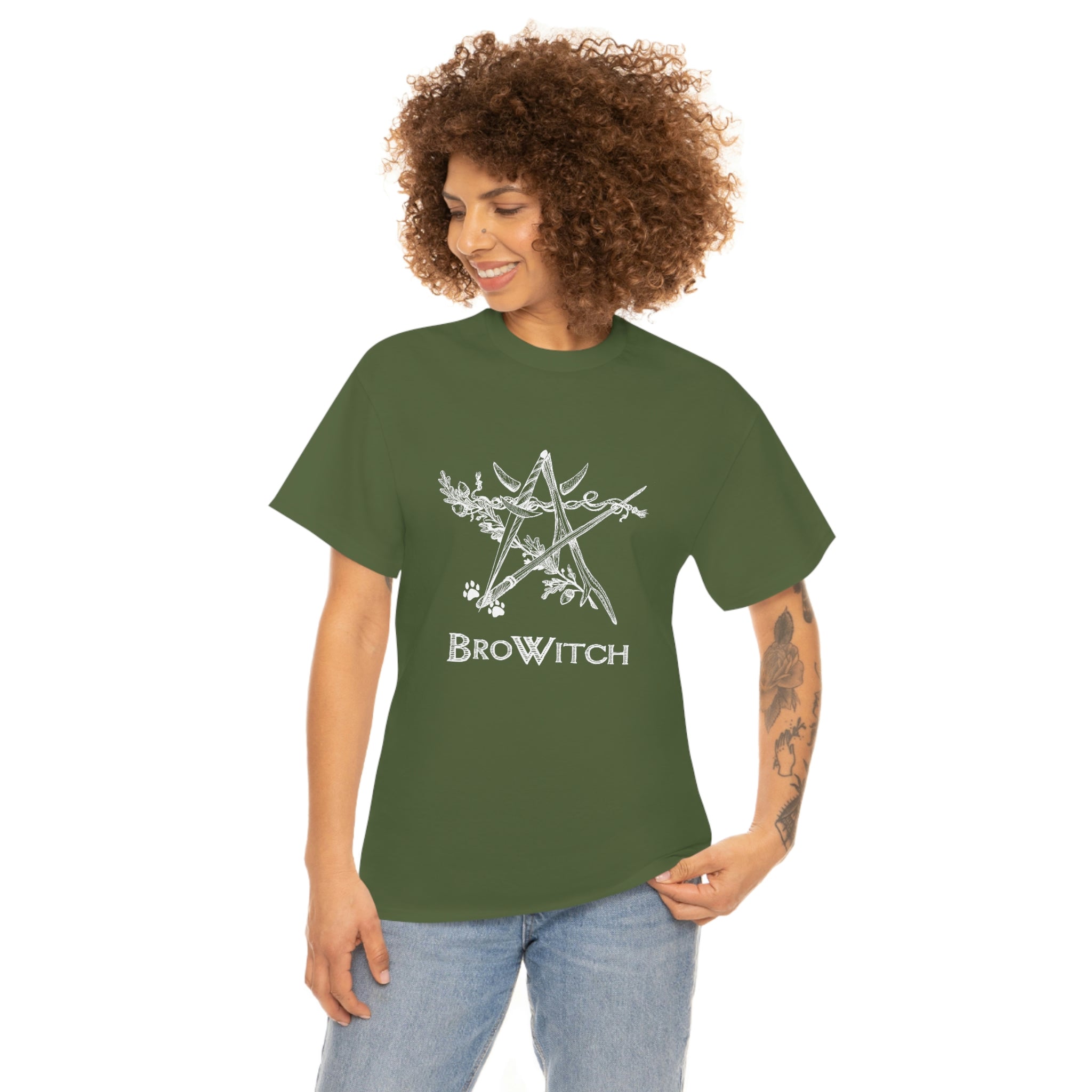 BroWitch Unisex Heavy Cotton Tee