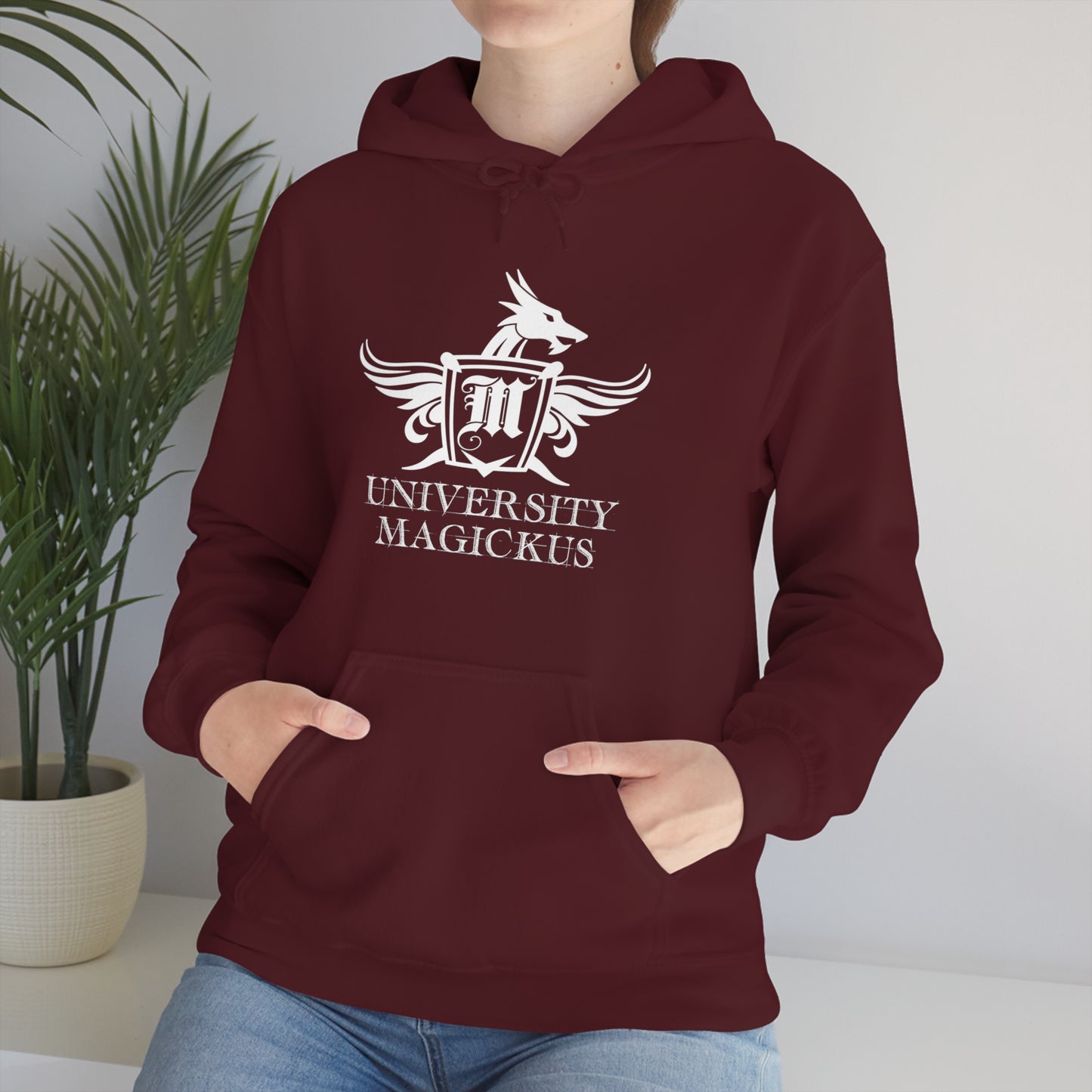 University Magickus "Dragon Crest" Unisex Heavy Blend™ Hoodie