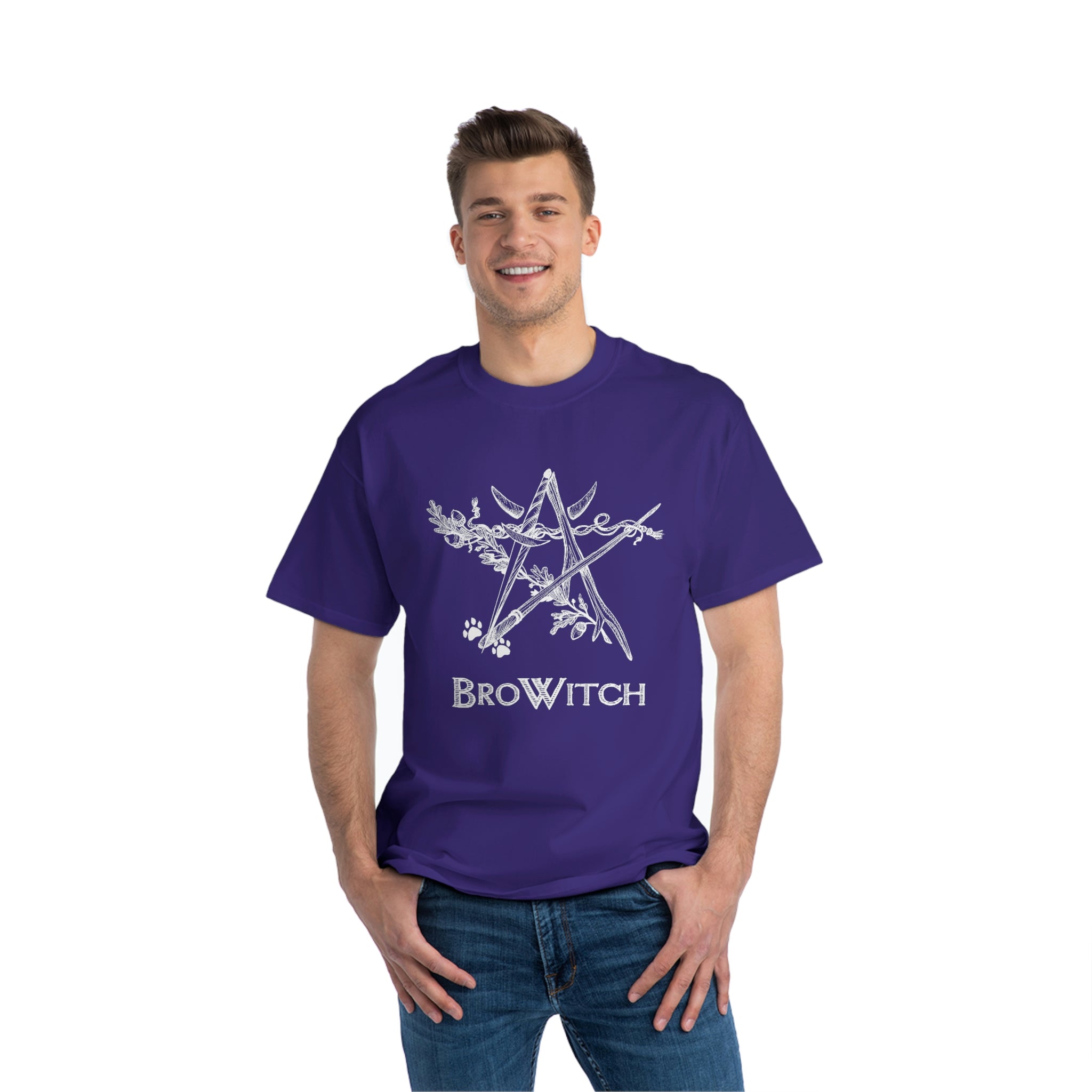 BroWitch Relaxed Fit Short-Sleeve T-Shirt