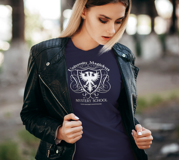 University Magickus purple shirt