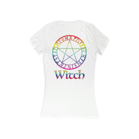 Patti's Power Spellcaster "Witch Pride" Women's Deep V-Neck T-shirt