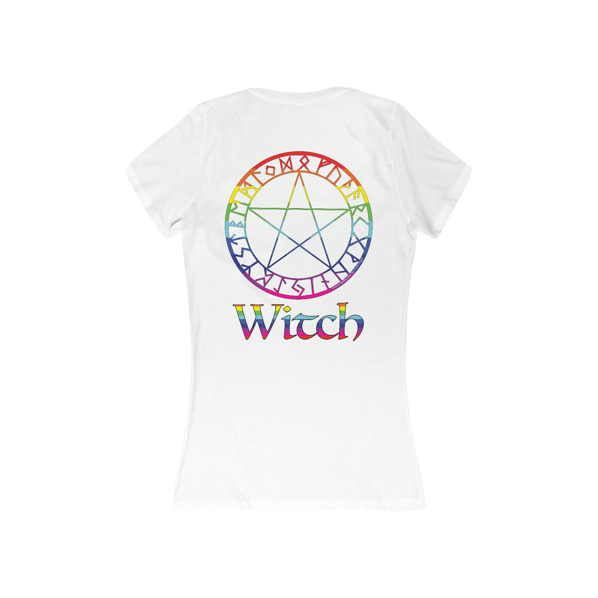 Patti's Power Spellcaster "Witch Pride" Women's Deep V-Neck T-shirt