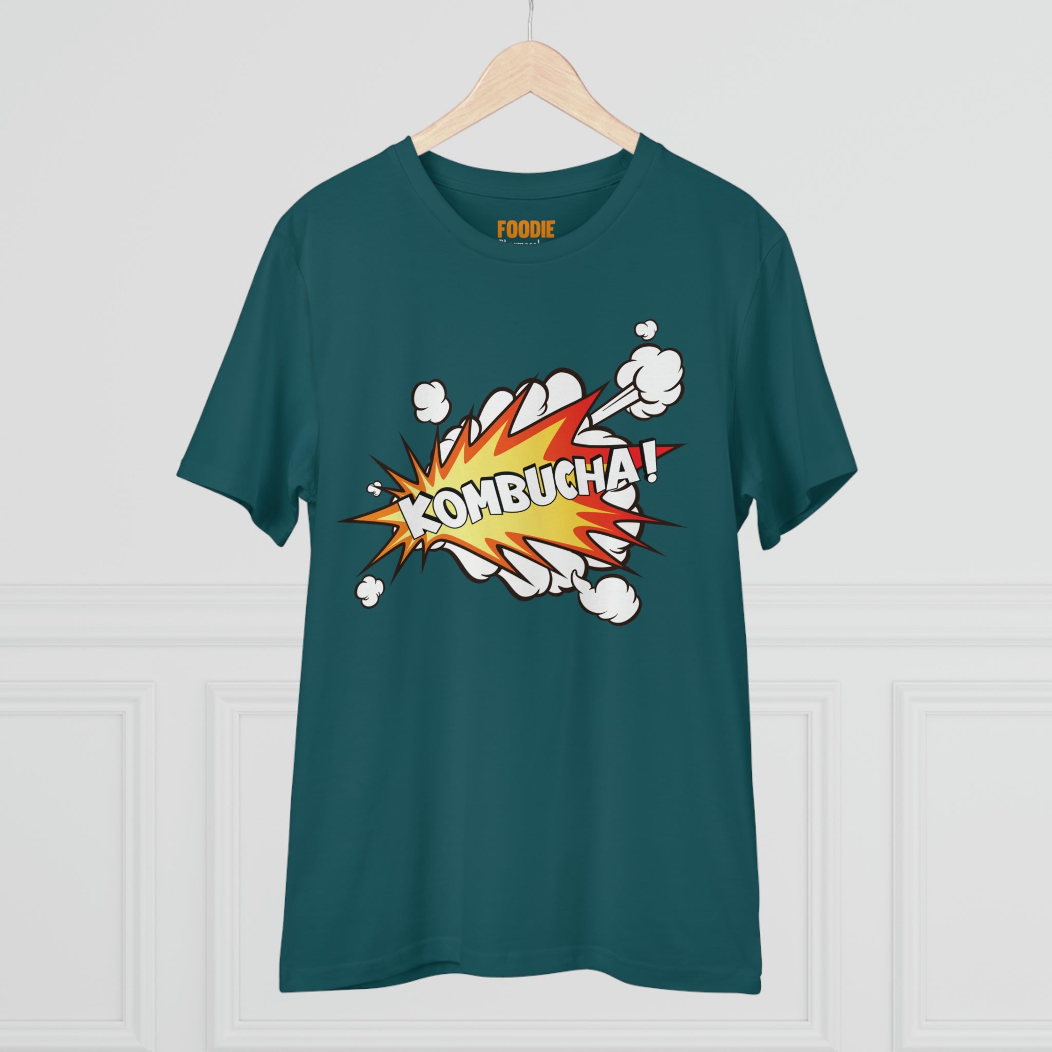 Foodie Pharmacology "Kombucha!" Organic Unisex T-shirt