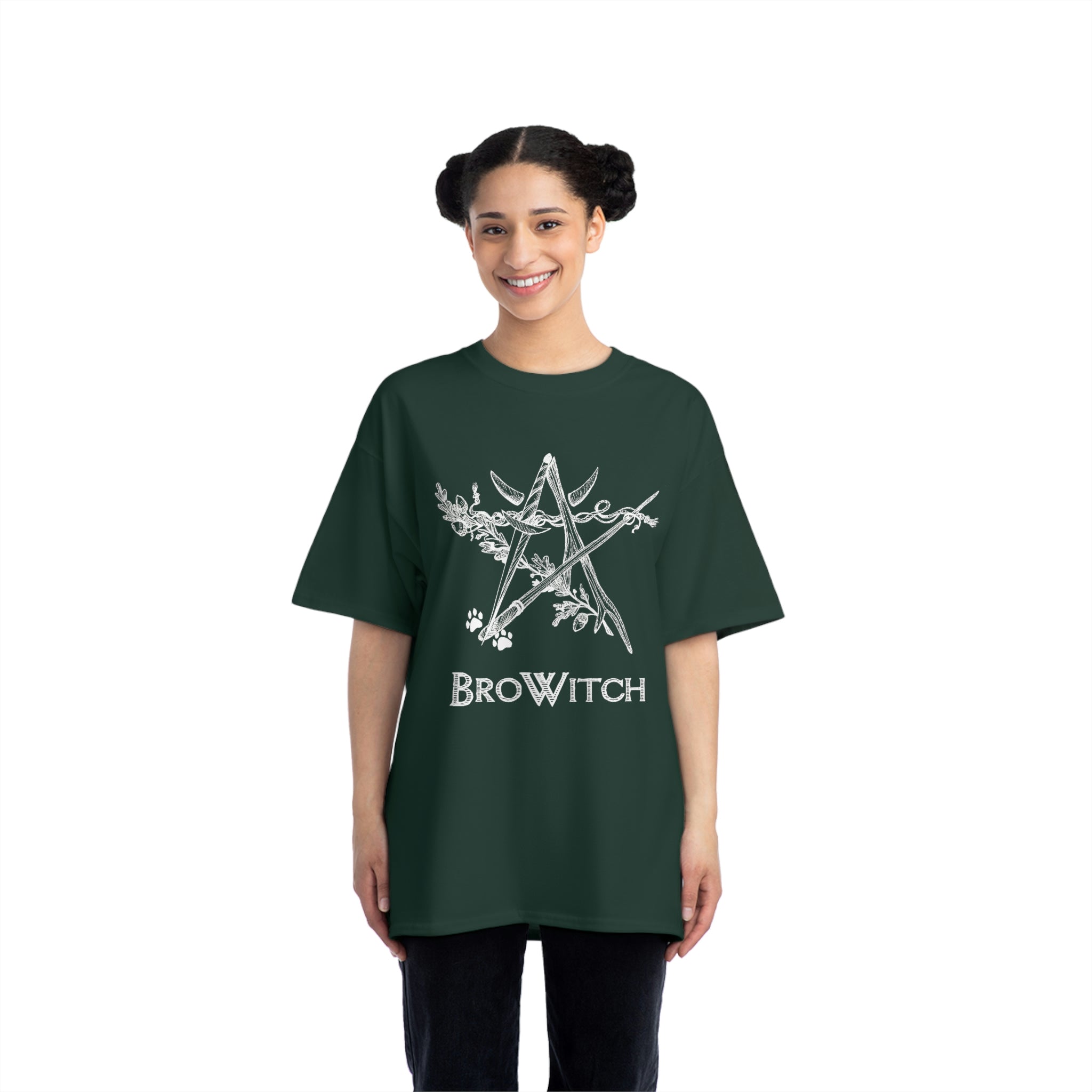 BroWitch Relaxed Fit Short-Sleeve T-Shirt