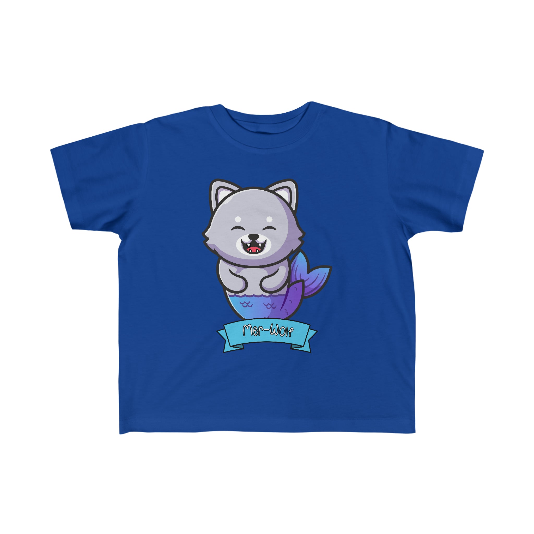 Spirit Cuties "Mer-Wolf" Toddler's Fine Jersey Tee