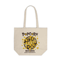 Popcorn Records Canvas Shopping Tote