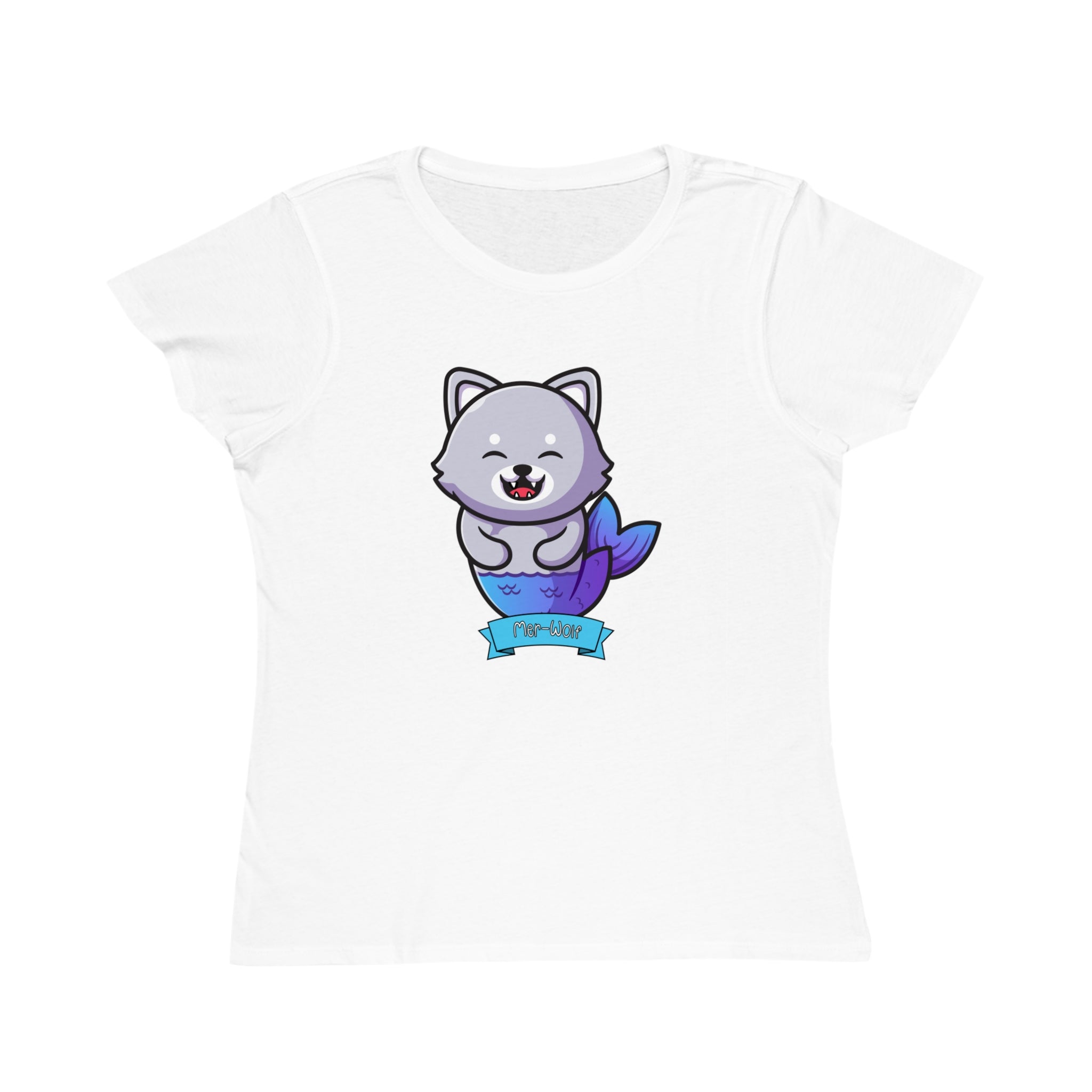 Spirit Cuties "Mer-Wolf" Organic Women's T-Shirt